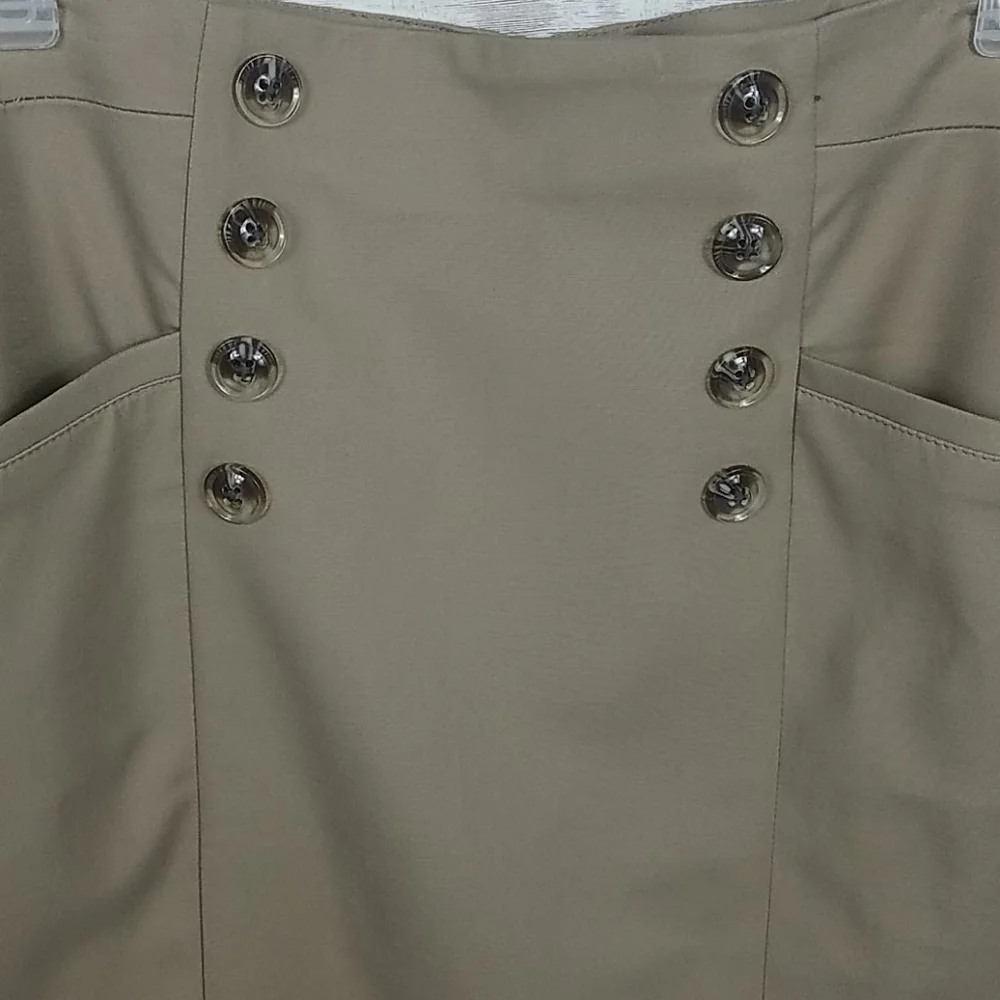 NWT, Banana Republic, khaki, Sz 12 - Picture 6 of 10